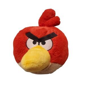 Official Licensed 2010 Angry Birds Red Bird Plush 8"